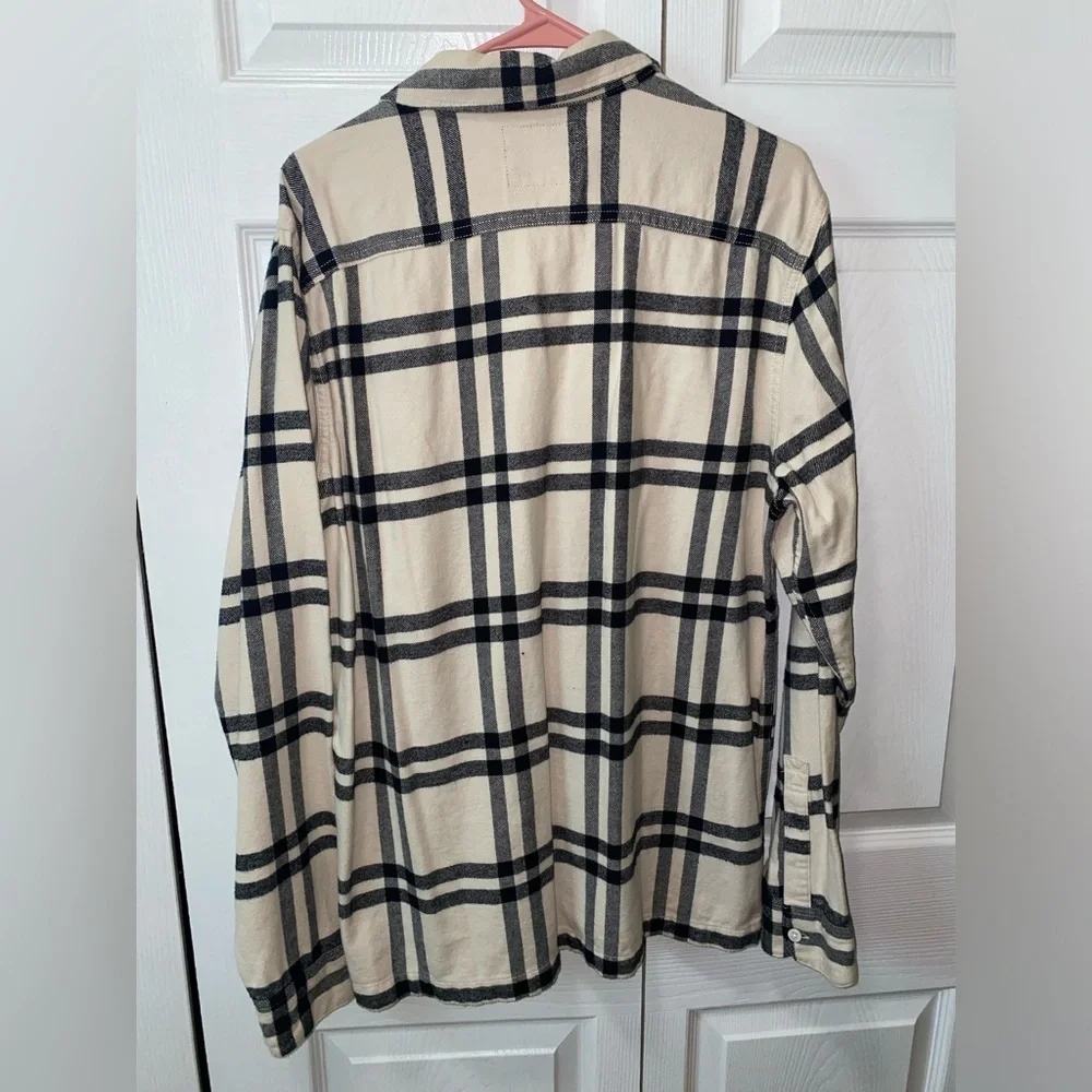 Hollister Mens Large Flannel Button Down Long Sleeve - Picture 3 of 3
